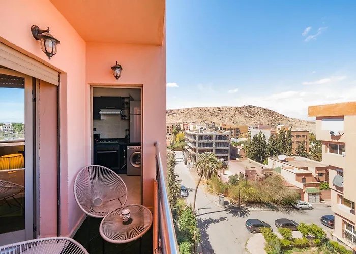 Cozy Studio With Mountain View In Gueliz, Marrakech